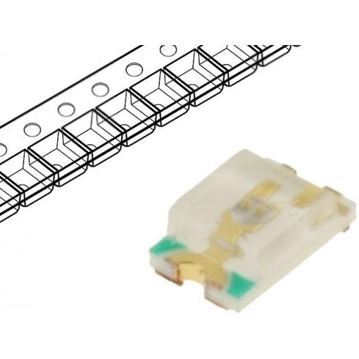 OF-SMD2012B; LED; SMD; 0805; blue; 150÷200mcd; 2x1.25x0.68mm; 120°; 3÷3.2V; 20mA; OPTOFLASH
