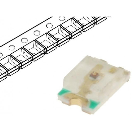 OF-SMD2012G; LED; SMD; 0805; green; 50÷100mcd; 2x1.25x0.68mm; 120°; 1.8÷2V; 20mA; OPTOFLASH