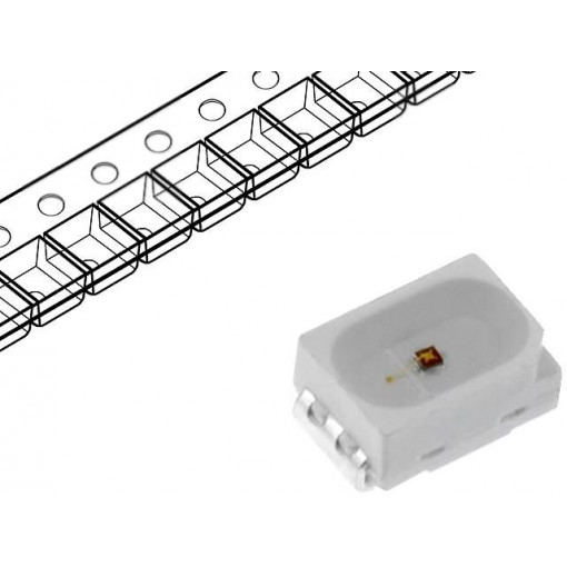OF-SMD3020Y; LED; SMD; 3020; yellow; 210÷280mcd; 3x2x1.3mm; 120°; 1.8÷2V; 20mA; OPTOFLASH