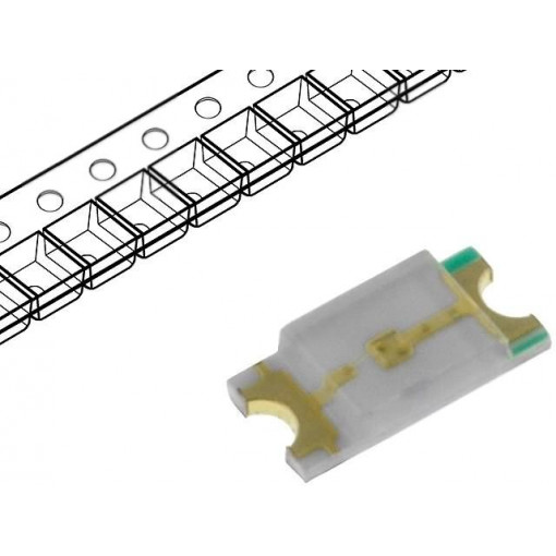 OF-SMD3216G; LED; SMD; 1206; green; 600÷800mcd; 3.2x1.6x0.68mm; 120°; 3÷3.2V; OPTOFLASH