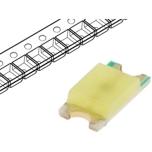 OF-SMD3216W; LED; SMD; 1206; white cold; 460÷700mcd; 120°; 20mA; 3÷3.2V; OPTOFLASH