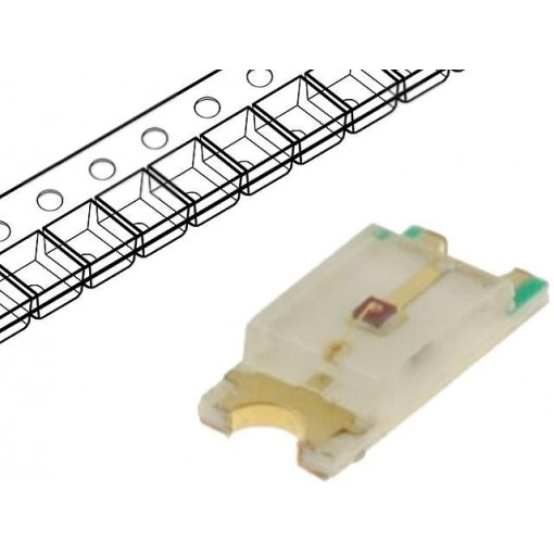 OF-SMD3216Y; LED; SMD; 1206; yellow; 350÷500mcd; 3.2x1.6x0.68mm; 120°; 1.8÷2V; OPTOFLASH