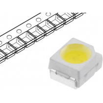 OF-SMD3528WW; LED; SMD; 3528,PLCC2; white warm; 2100÷3000mcd; 120°; 20mA; OPTOFLASH