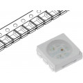 OF-SMD5060RGB-W; LED; SMD; 5050,PLCC6; RGB; 5x5x1.6mm; 120°; Lens: transparent; OPTOFLASH