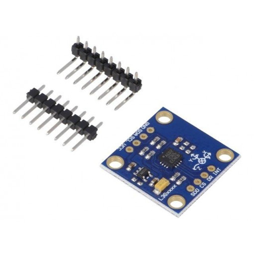 OKY3231; Sensor: position; gyroscope; 3÷5VDC; I2C,SPI; L3GD20; OKYSTAR
