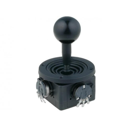 OM201B-M4; Joystick; 0÷10kΩ±5%,2- axes; Stabl.pos: 1; 10kΩ; -10÷80°C; OMTER TYXN OM201B-M4; Joystick; 0÷10kΩ±5%,2- axes; Stabl.pos: 1; 10kΩ; -10÷80°C; OMTER TYXN