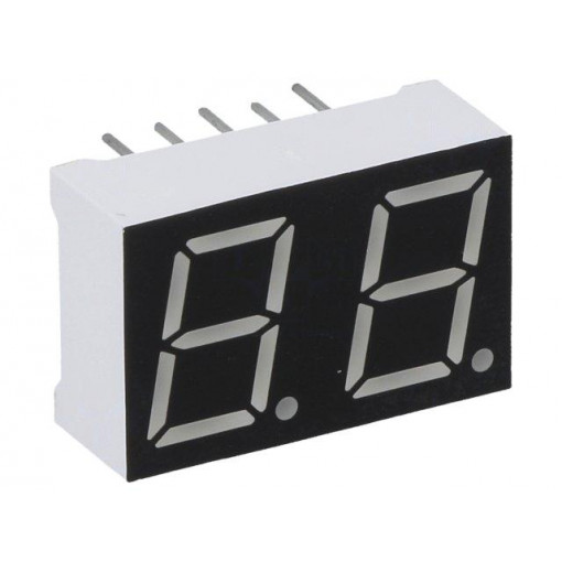 OPD-D3910G-BW; Display: LED; 7-segment; 10mm; 0.39