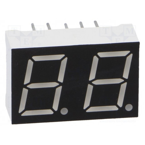 OPD-D3910LB-BW; Display: LED; 7-segment; 10mm; 0.39