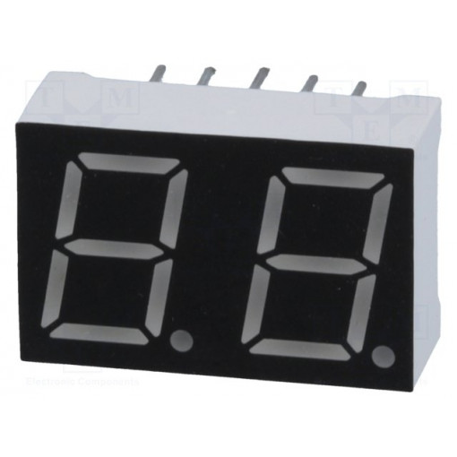 OPD-D3910LE-BW; Display: LED; 7-segment; 10mm; 0.39