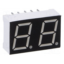 OPD-D3911LR-BW; Display: LED; 7-segment; 10mm; 0.39 OPD-D3911LR-BW; Display: LED; 7-segment; 10mm; 0.39