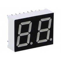 OPD-D5630LR-BW; Display: LED; 7-segment; 14.2mm; 0.56 OPD-D5630LR-BW; Display: LED; 7-segment; 14.2mm; 0.56