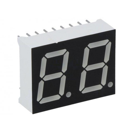 OPD-D5630SR-BW; Display: LED; 7-segment; 14.2mm; 0.56