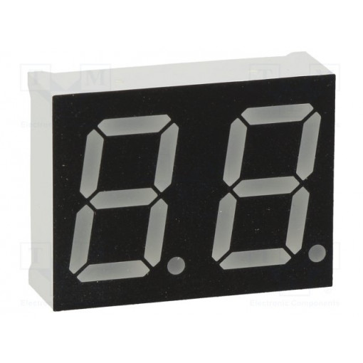 OPD-D5631LB-BW; Display: LED; 7-segment; 14.2mm; 0.56