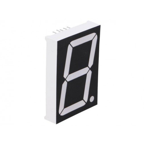 OPD-S15013LR-BW; Display: LED; 7-segment; 38.1mm; 1.5