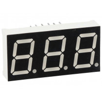 OPD-T5621UPG-BW; Display: LED; 7-segment; 14.2mm; 0.56