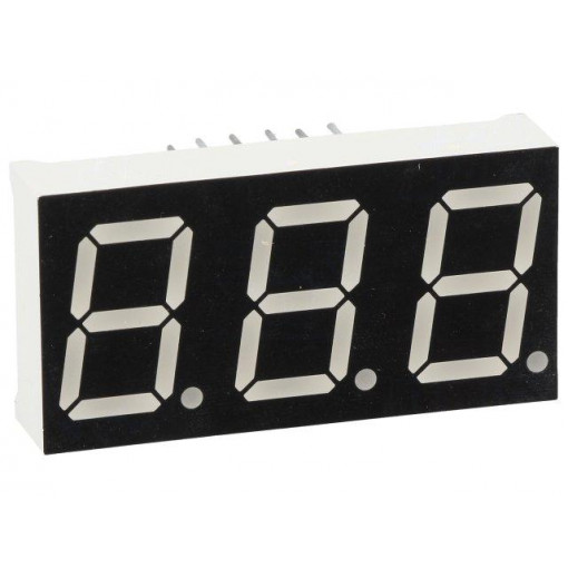 OPD-T5621UPG-BW; Display: LED; 7-segment; 14.2mm; 0.56