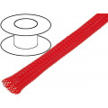 ; Braid; polyester; 11÷17,nom.12mm; red; Package: 100m; 4CARMEDIA