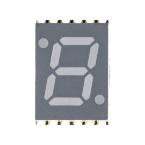OPS-S2811YG-GW; Display: LED; 7-segment; 7mm; 0.28
