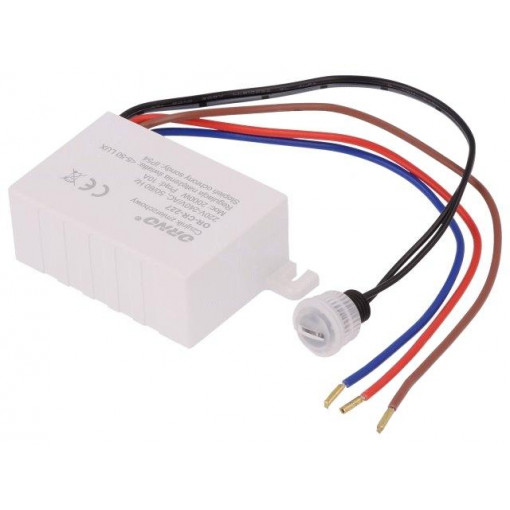 OR-CR-227; Twilight switch; IP54; 230VAC; SPST-NO; 56.8x37.3x24mm; 10A; ORNO OR-CR-227; Twilight switch; IP54; 230VAC; SPST-NO; 56.8x37.3x24mm; 10A; ORNO