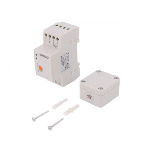 OR-CR-231; Twilight switch; IP20,IP65; 230VAC; SPST-NO; 35x90x66mm; DIN; 20A; ORNO