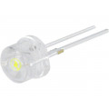 OS4WM387E1U; LED; 8mm; white cold; 140°; Front: convex; Pitch: 5.16mm; 45÷55lm; OPTOSUPPLY