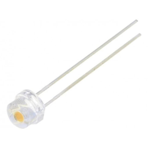 OS5MFL56C1A-HCRI; LED; 4.8mm; white warm; 18lm; 120°; Front: convex; 2.9÷3.6V; 3000K; OPTOSUPPLY