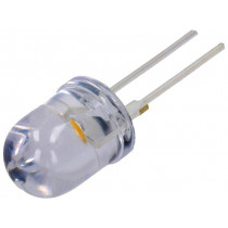 OS5MFLA131U; LED; 10mm; white warm; 30°; Front: convex; Pitch: 5.16mm; 3000K; OPTOSUPPLY OS5MFLA131U; LED; 10mm; white warm; 30°; Front: convex; Pitch: 5.16mm; 3000K; OPTOSUPPLY