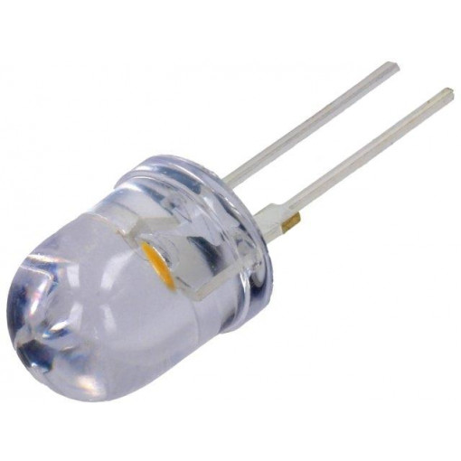 OS5MFLA131U; LED; 10mm; white warm; 30°; Front: convex; Pitch: 5.16mm; 3000K; OPTOSUPPLY OS5MFLA131U; LED; 10mm; white warm; 30°; Front: convex; Pitch: 5.16mm; 3000K; OPTOSUPPLY