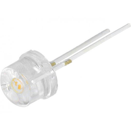 OS5OG387E1U; LED; 8mm; orange; 140°; Front: convex; Pitch: 5.16mm; 28÷35lm; OPTOSUPPLY