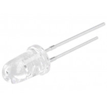 OS5OPM5201E; LED; 5mm; orange; 50000÷60000mcd; 8°; 20mA; 1.8÷2.6V; Front: convex; OPTOSUPPLY