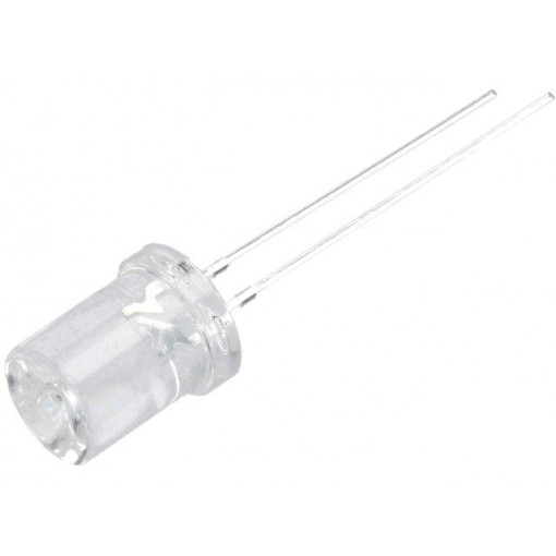 OS5OPM83C1A; LED; 8mm; orange; 250÷500mcd; 120°; Front: recessed; Pitch: 2.54mm; OPTOSUPPLY