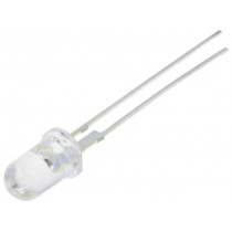 OS5REA5111P; LED; 5mm; red; 60000÷75000mcd; 15°; 50mA; 2÷2.6V; Front: convex; OPTOSUPPLY