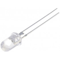 OS5RKA5111P; LED; 5mm; red; 80000÷100000mcd; 15°; 20mA; 1.8÷2.5V; Front: convex; OPTOSUPPLY