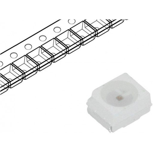 OS5RKAS3C1A; LED; SMD; 3528,PLCC4; red; 4200mcd; 3.5x2.8x1.9mm; 120°; 2÷2.6V; OPTOSUPPLY