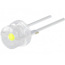 OS5WM387E1U; LED; 8mm; white cold; 140°; Front: convex; Pitch: 5.16mm; 40÷50lm; OPTOSUPPLY