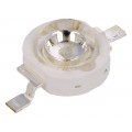 OSB4XME1E1E; Power LED; blue; 140°; 350mA; 455-465nm; P: 1W; 15÷20lm; 3÷4V; OPTOSUPPLY OSB4XME1E1E; Power LED; blue; 140°; 350mA; 455-465nm; P: 1W; 15÷20lm; 3÷4V; OPTOSUPPLY