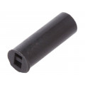 OSB502P-15; Spacer sleeve; LED; ØLED: 5mm; L: 15mm; black; UL94V-2; OPTOSUPPLY OSB502P-15; Spacer sleeve; LED; ØLED: 5mm; L: 15mm; black; UL94V-2; OPTOSUPPLY