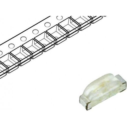OSB50802C1E; LED; SMD; 0802; blue; 30÷70mcd; 2.1x0.6x1mm; 120°; 2.8÷3.4V; 20mA; OPTOSUPPLY