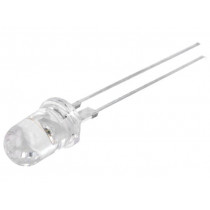 OSB56L5111P; LED; 5mm; blue; 25000÷30000mcd; 15°; 50mA; 3÷3.8V; Front: convex; OPTOSUPPLY