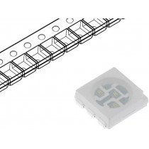 OSB56TS4C1A; LED; SMD; 5060,PLCC6; blue; 1500÷2000mcd; 5x5x1.5mm; 120°; 2.9÷3.6V; OPTOSUPPLY