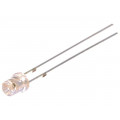 OSB5SA33C1A; LED; 3mm; blue; 220÷330mcd; 120°; Front: recessed; Pitch: 2.54mm; OPTOSUPPLY OSB5SA33C1A; LED; 3mm; blue; 220÷330mcd; 120°; Front: recessed; Pitch: 2.54mm; OPTOSUPPLY