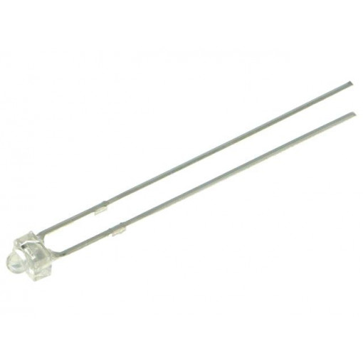 OSB5SA7331A-12V; LED; 1.8mm; blue; 1120mcd; 30°; 12V; Front: convex; Pitch: 2.54mm; OPTOSUPPLY