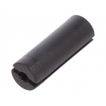 OSB603P-17; Spacer sleeve; LED; ØLED: 5mm; L: 17mm; black; UL94V-2; OPTOSUPPLY