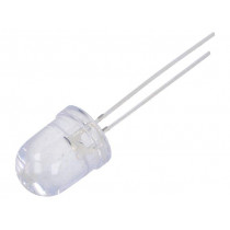 OSB64LA131A-CRLED18; CRLED; 10mm; blue (ice blue); 10000mcd; 30°; Front: convex; OPTOSUPPLY