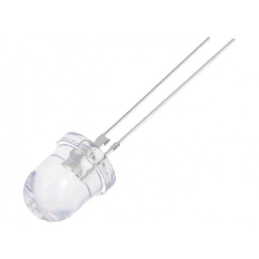 OSG58A8131P; LED; 8mm; green; 40000÷45000mcd; 30°; Front: convex; Pitch: 2.54mm; OPTOSUPPLY