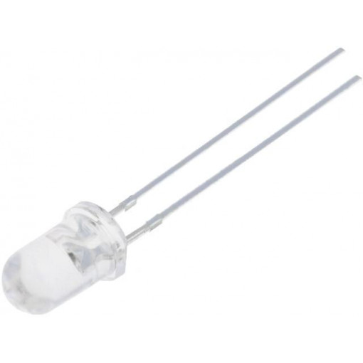 OSG5DA5111A-1MA; LED; 5mm; green; 4200÷5800mcd; 15°; 1mA; 2.6÷3.3V; Front: convex; OPTOSUPPLY