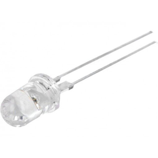 OSG5DA5201E; LED; 5mm; green; 30000÷35000mcd; 8°; 20mA; 2.9÷3.6V; Front: convex; OPTOSUPPLY