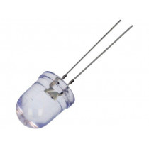 OSG5DAA131A; LED; 10mm; green; 18000÷21000mcd; 30°; Front: convex; Pitch: 2.54mm; OPTOSUPPLY