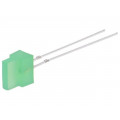 OSG5TA7234B; LED; rectangular; 1.8x7.05mm; green; 330÷500mcd; 30°; Front: flat; OPTOSUPPLY