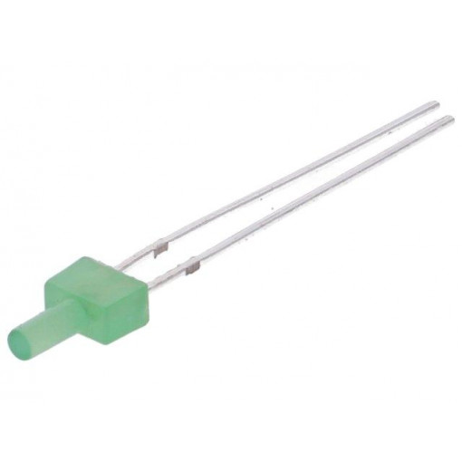 OSG5TA7K94B; LED; 2mm; green; 330÷500mcd; 90°; Front: flat; 2.8÷3.6V; 4.8x2.5mm; OPTOSUPPLY